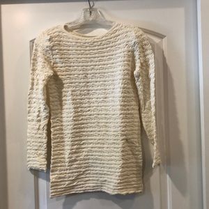 Long sleeved crinkle tee